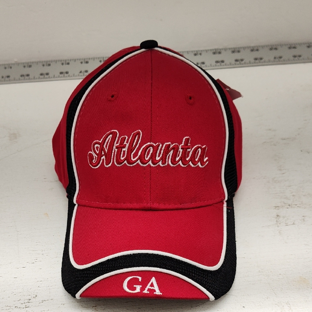 Red Atlanta Baseball Cap, New